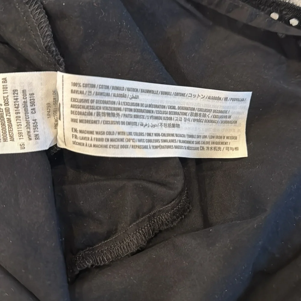 Abercrombie & fitch XS fit and flare halter mini dress cotton eyelet - Picture 14 of 16